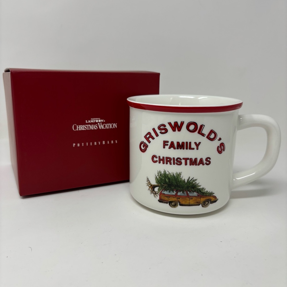 Pottery Barn National Lampoon’s Christmas Vacation Griswold Stoneware Coffee Mug